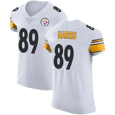 Men's Elite Keilahn Harris Pittsburgh Steelers White Vapor Untouchable Jersey