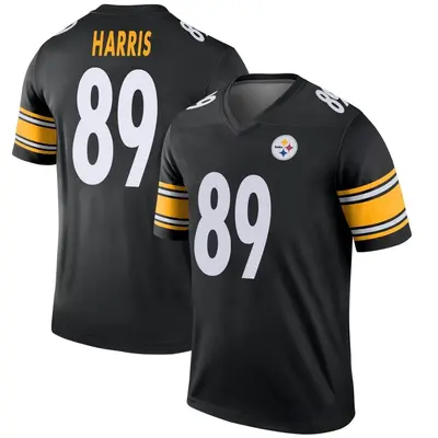 Men's Legend Keilahn Harris Pittsburgh Steelers Black Jersey