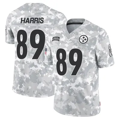 Men's Limited Keilahn Harris Pittsburgh Steelers Arctic Camo 2024 Salute to Service Jersey