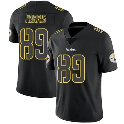 Men's Limited Keilahn Harris Pittsburgh Steelers Black Impact Jersey