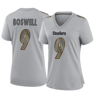 Women's Game Chris Boswell Pittsburgh Steelers Gray Atmosphere Fashion Jersey