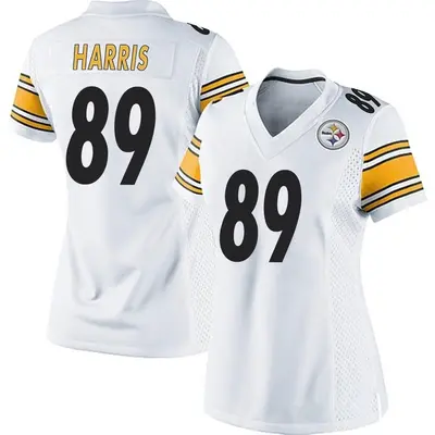 Women's Game Keilahn Harris Pittsburgh Steelers White Jersey