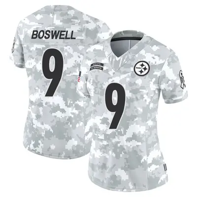 Women's Limited Chris Boswell Pittsburgh Steelers Arctic Camo 2024 Salute to Service Jersey