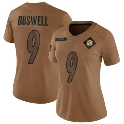 Women's Limited Chris Boswell Pittsburgh Steelers Brown 2023 Salute To Service Jersey