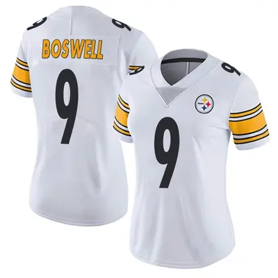 Women's Limited Chris Boswell Pittsburgh Steelers White Vapor Untouchable Jersey