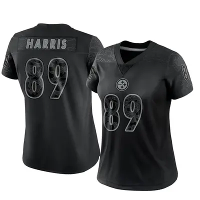 Women's Limited Keilahn Harris Pittsburgh Steelers Black Reflective Jersey