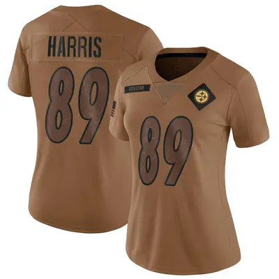 Women's Limited Keilahn Harris Pittsburgh Steelers Brown 2023 Salute To Service Jersey