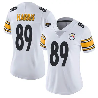 Women's Limited Keilahn Harris Pittsburgh Steelers White Vapor Untouchable Jersey