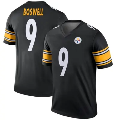 Youth Legend Chris Boswell Pittsburgh Steelers Black Jersey