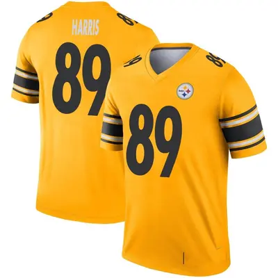 Youth Legend Keilahn Harris Pittsburgh Steelers Gold Inverted Jersey