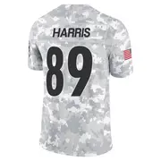 Youth Limited Keilahn Harris Pittsburgh Steelers Arctic Camo 2024 Salute to Service Jersey